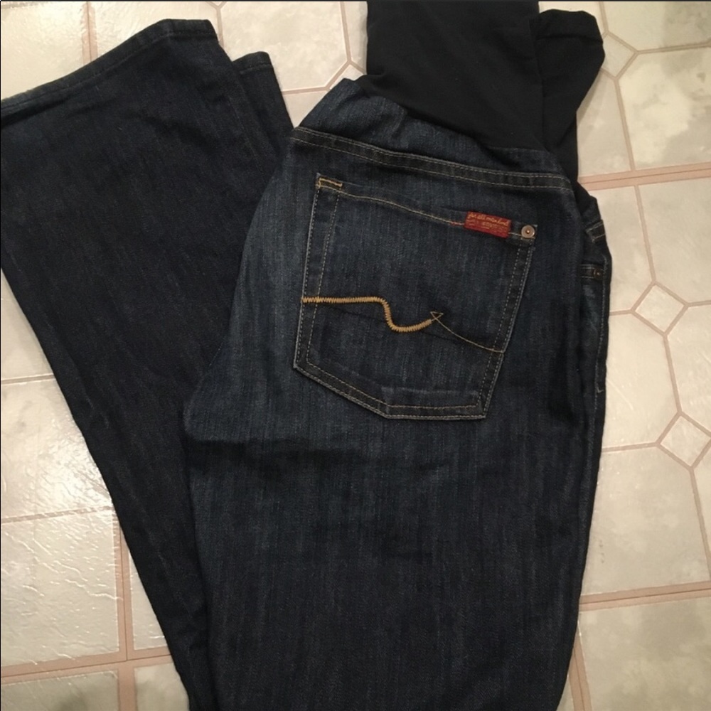 7 for all mankind maternity jeans
